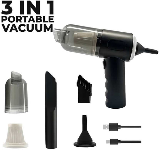 Wireless 3 in 1 Car Vacuum Cleaner | Vacuum Cleaner Dust Collection