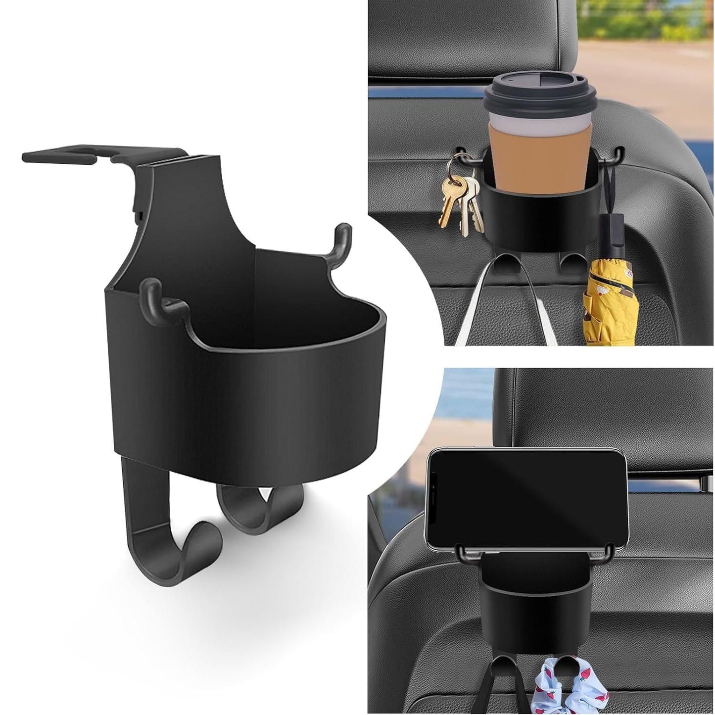 For Car Multifunctional Hanging Storage Cup & Mobile Holder