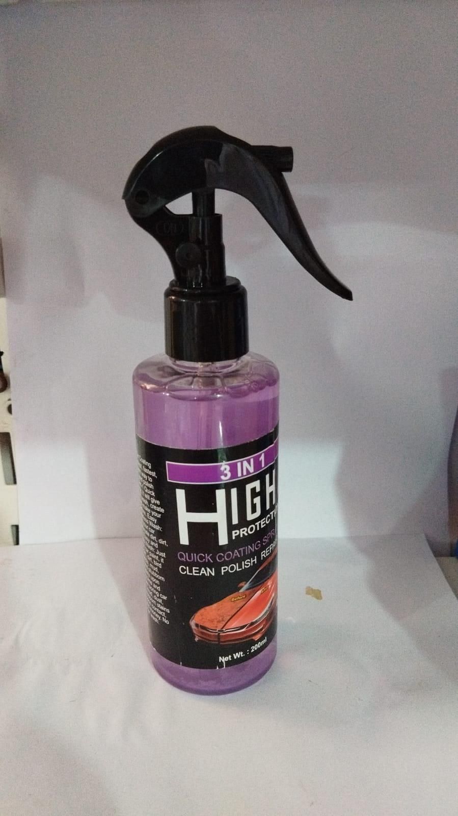 3 in 1 High Protection Car Coating Spray (Pack of 2)