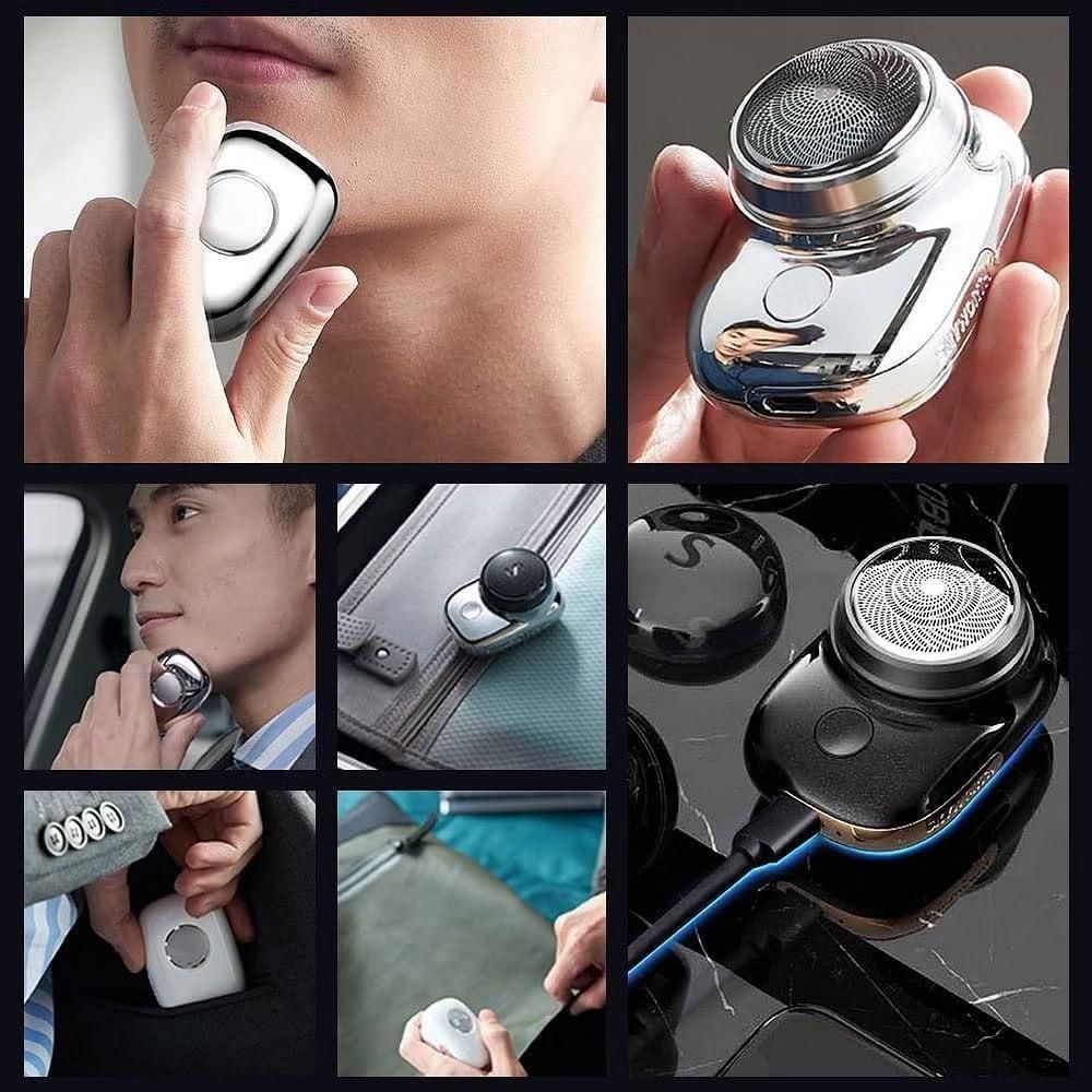 Mini Electric Shaver Portable | Shaving Machine Pocket Beard Trimmer